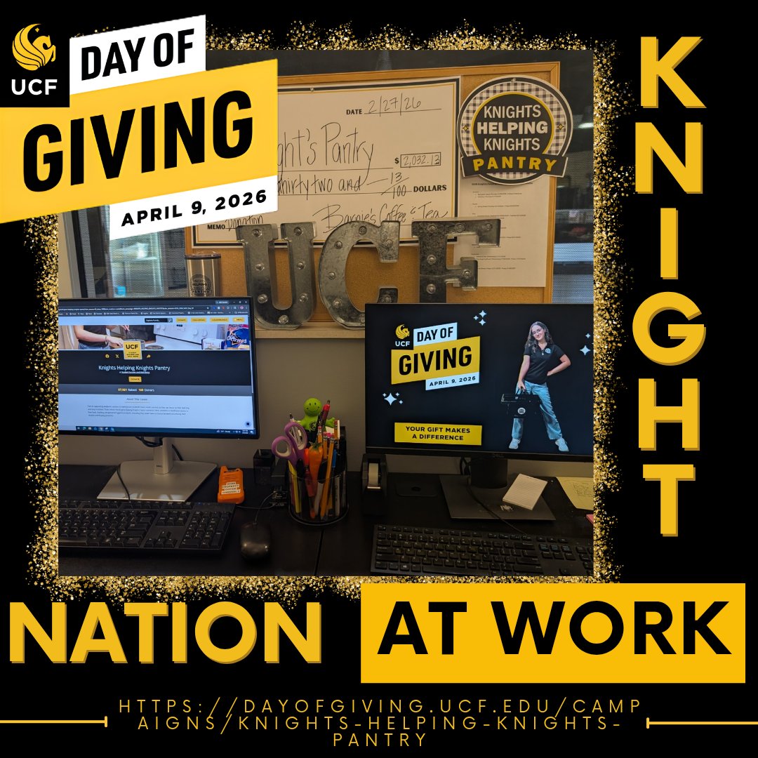 UCF Knights Helping Knights Pantry tweet media