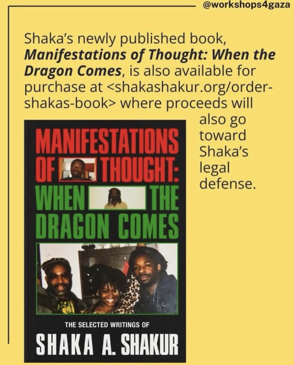 📢  <a href="/Workshops4Gaza/">Workshops4Gaza</a> Presents: Introduction to the New Afrikan Prisoners Movement with <a href="/comlibprograms/">Community Liberation Programs</a> &amp; Shaka Shakur freedom campaign. 

Tonight April 9th &amp; April 23rd 2026 8-9:30 PM. 

Register: workshops4gaza.com

#newafrikanprisonmovement
#NAIM
#freeshakashakur
#FTL
