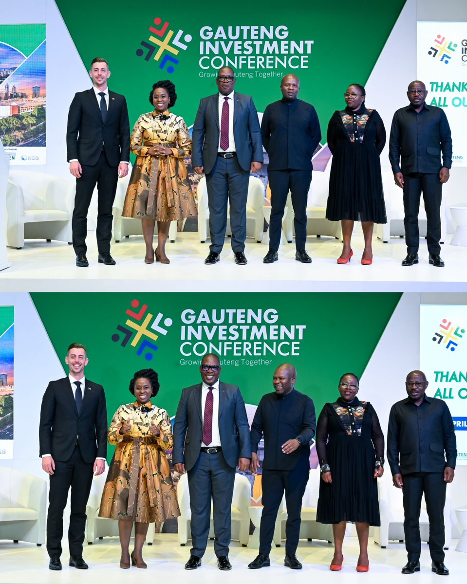 TshwaneEconDev's tweet photo. TEDA in attendance at the Gauteng Investment Conference 2026. The conference aims to demonstrate investment opportunities in Gauteng, foster collaboration and deliberate on the ease of doing business within the Gauteng City Region. https://t.co/jsphACUQT8