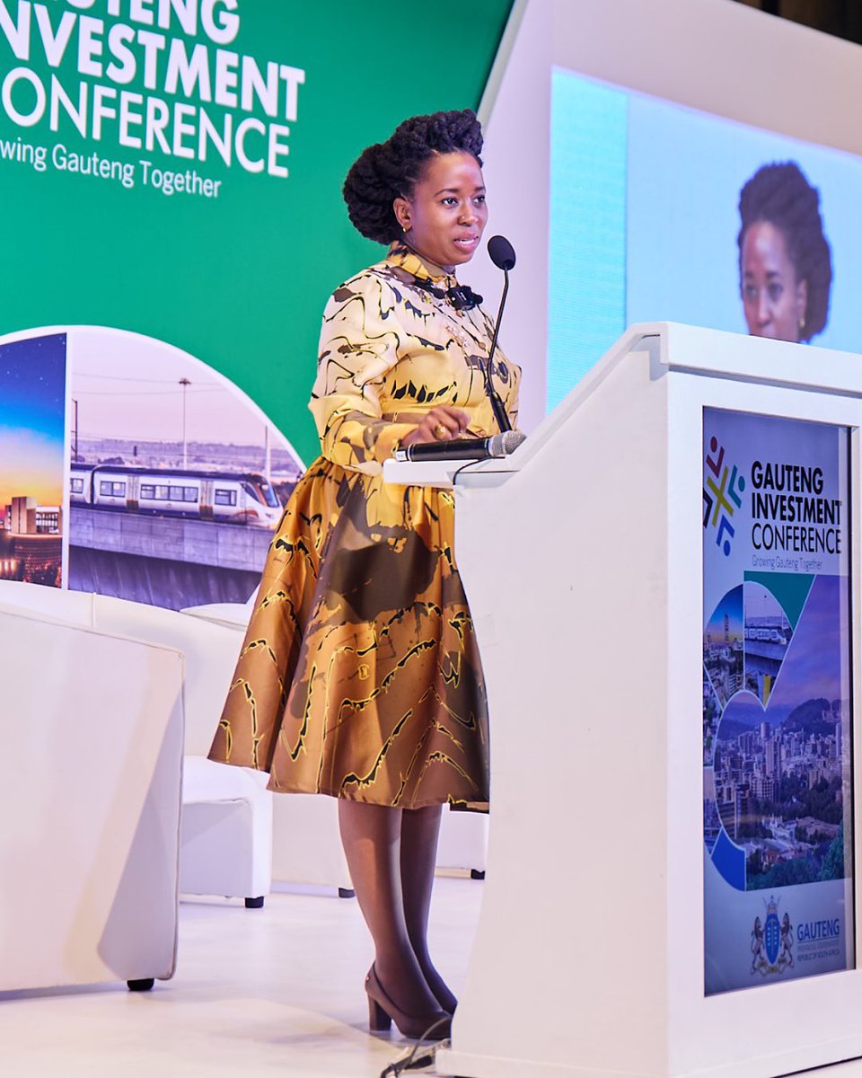 TshwaneEconDev's tweet photo. TEDA in attendance at the Gauteng Investment Conference 2026. The conference aims to demonstrate investment opportunities in Gauteng, foster collaboration and deliberate on the ease of doing business within the Gauteng City Region. https://t.co/jsphACUQT8