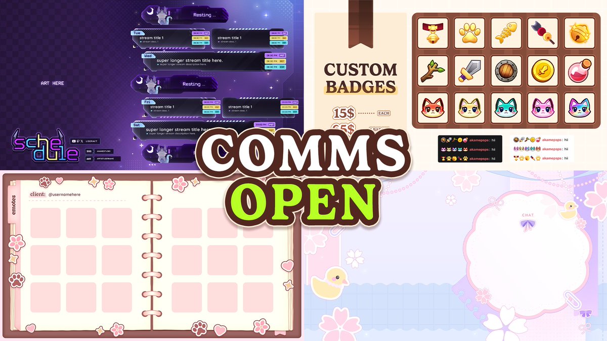 akame ☕ comms open !! tweet media