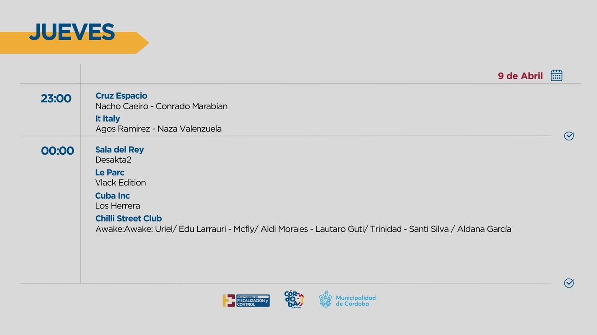 Ente Municipal de Fiscalización y Control tweet media