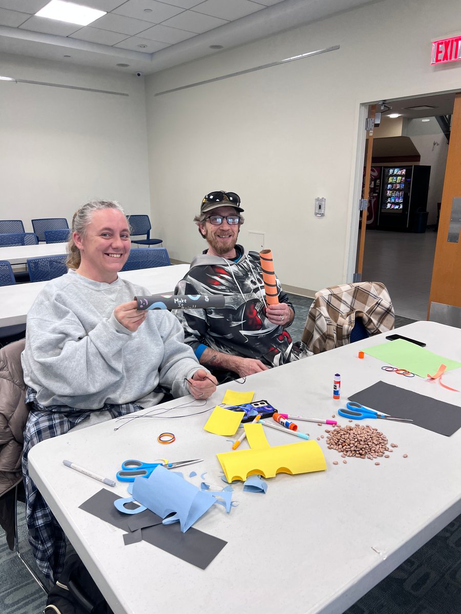 HKDPLibrary's tweet image. April showers brought our adult crafters some rain sticks! Sign up for next month now, where we will make windchimes. 

#libraryprogramming #artsandcrafts #adultcrafts #aprilshowers