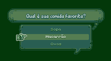 L: Só existe 1 resposta certa pra isso, quem responder qualquer uma das outras eu vou sair na porrada