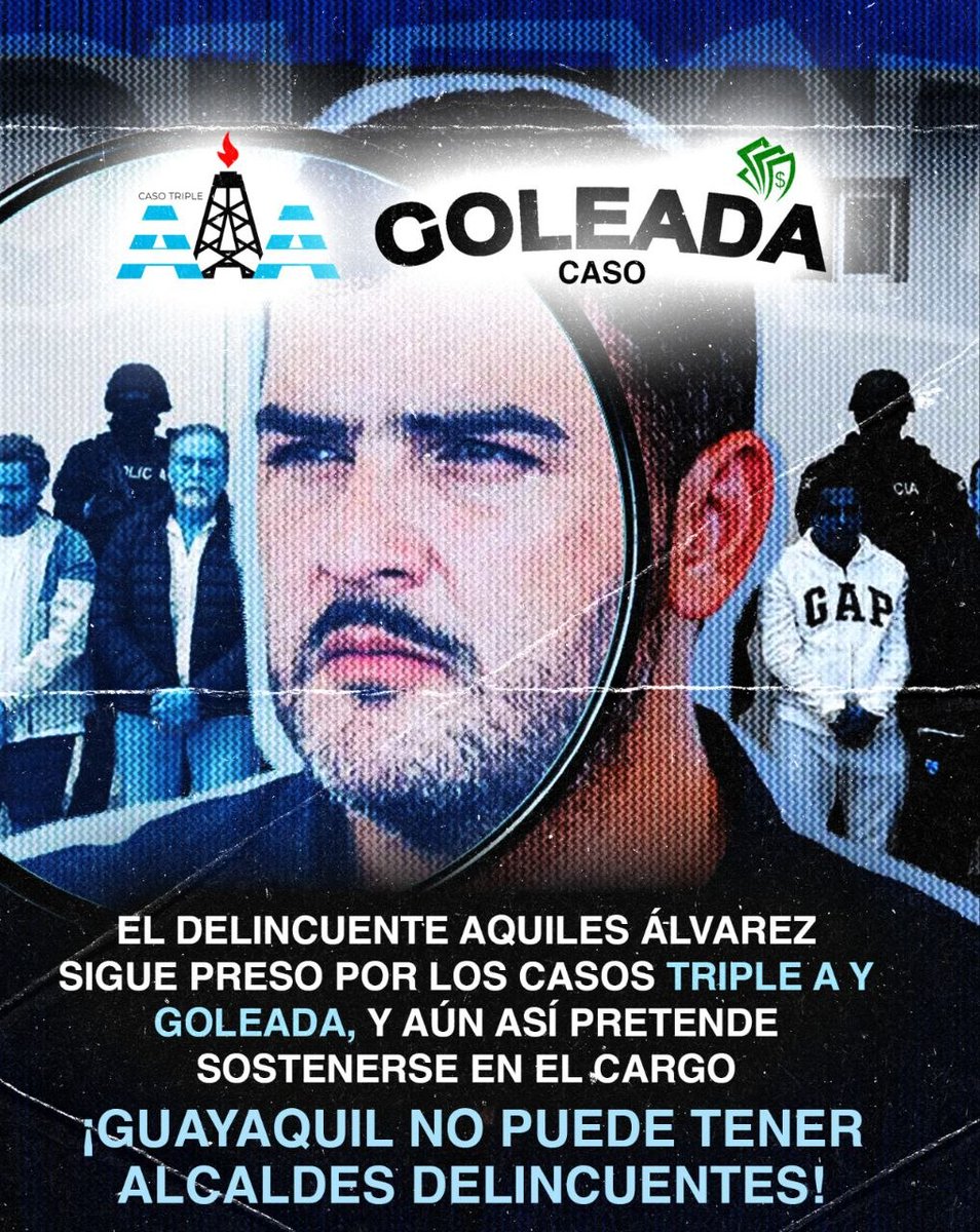 marzdanila's tweet image. No podemos seguir ignorando la realidad: @aquilesalvarez está preso y no debería estar en el cargo. Es momento de actuar y exigir su destitución. #AquilesRobo