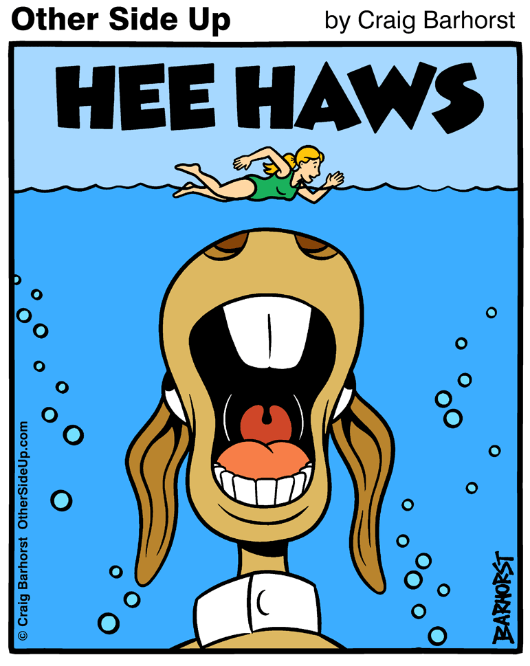 Behind the Scenes: Sketch and Final Art for the "HEE HAWS" comic. #comics #webcomics #osup