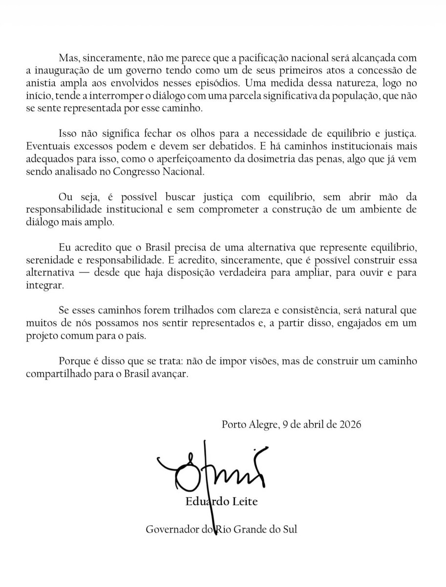 Eduardo Leite tweet media