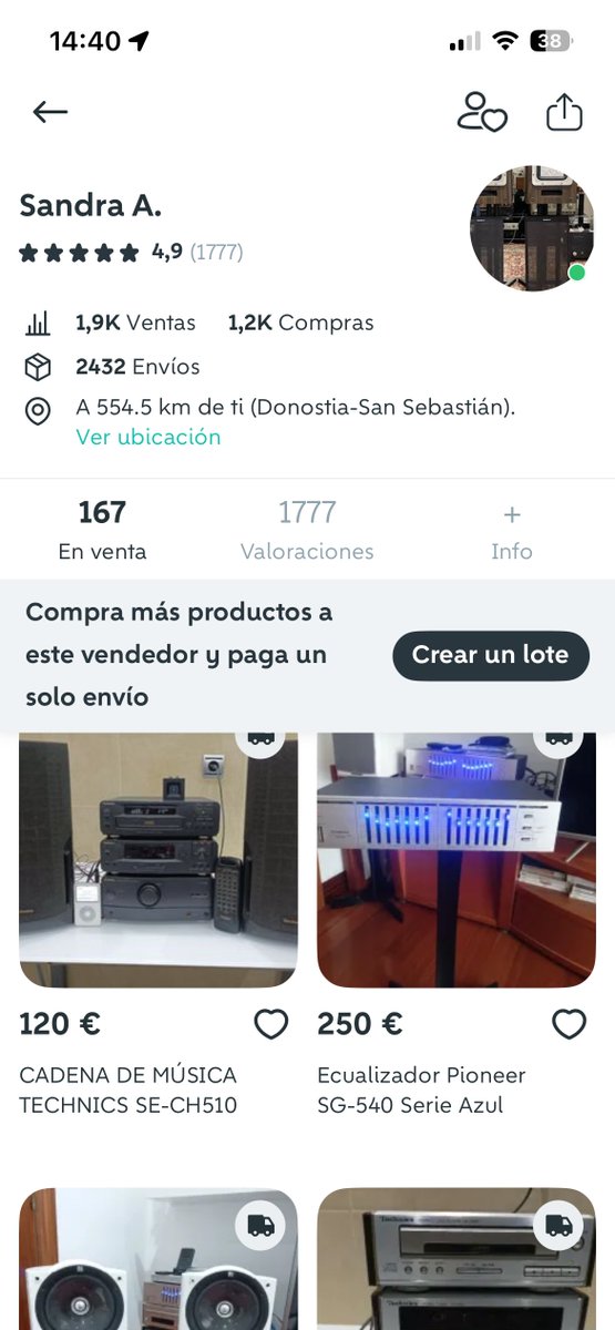 Mucho cuidado con esta vendedora.
Me envió un producto con la pantalla rayada sin especificarlo en el anuncio y cuando me quejé de ello me ignoró. Para colmo, <a href="/wallapop/">Wallapop</a> , en vez de hacer caso a las pruebas, cierra el caso a su favor
 wallapop.com/user/s-8154744…