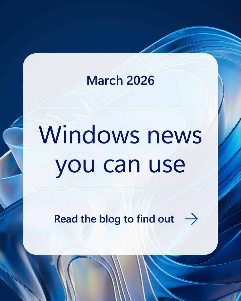 Windows At Work tweet media
