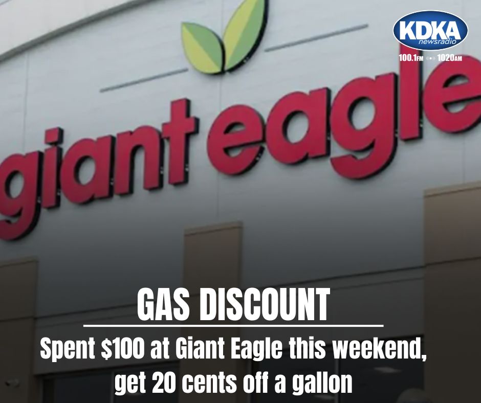 KDKARadio's tweet image. Giant Eagle is bringing back the 20 cents off a gallon promotion. audacy.com/kdkaradio/news…