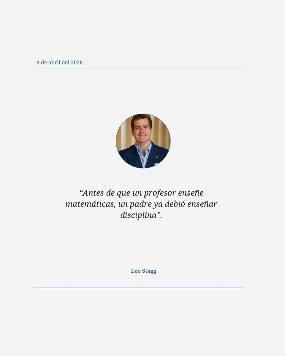LeoStagg's tweet photo. Puedes darles todo a tus hijos… y aun así fallarles.

La educación no empieza en el colegio.
Empieza en casa.

Nuevo artículo. https://t.co/1NhK6BuCW4