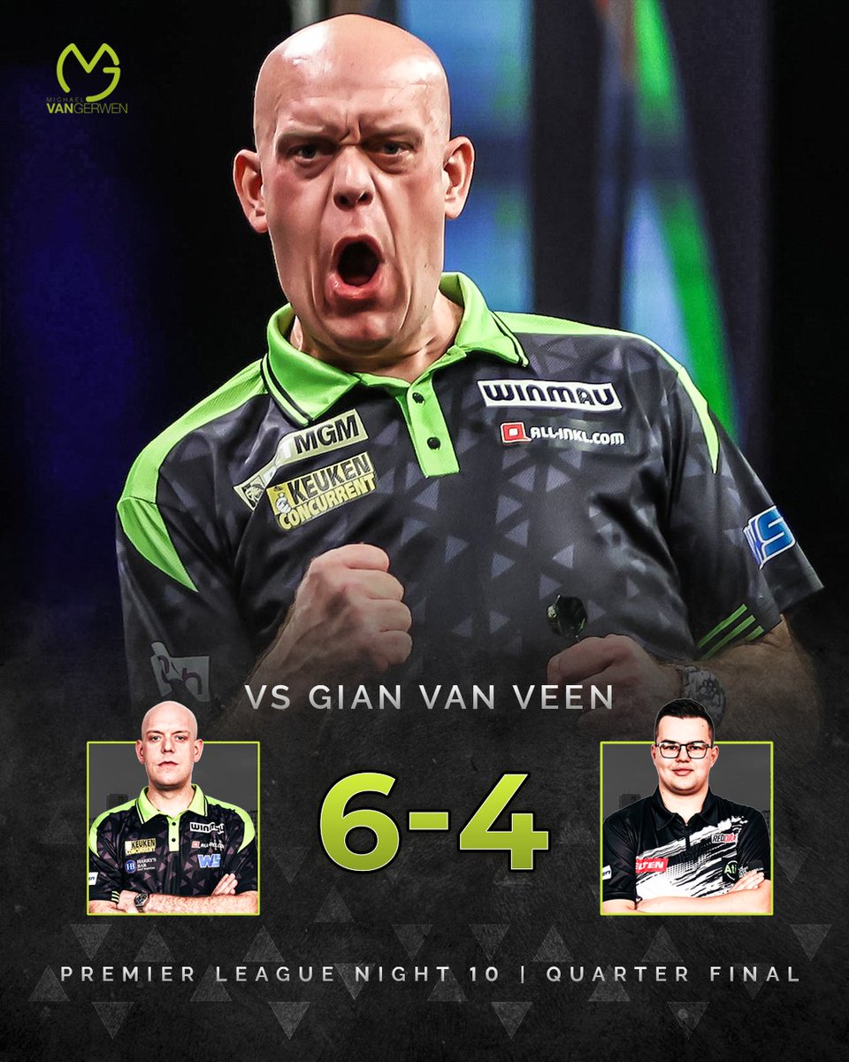 Michael Van Gerwen tweet media