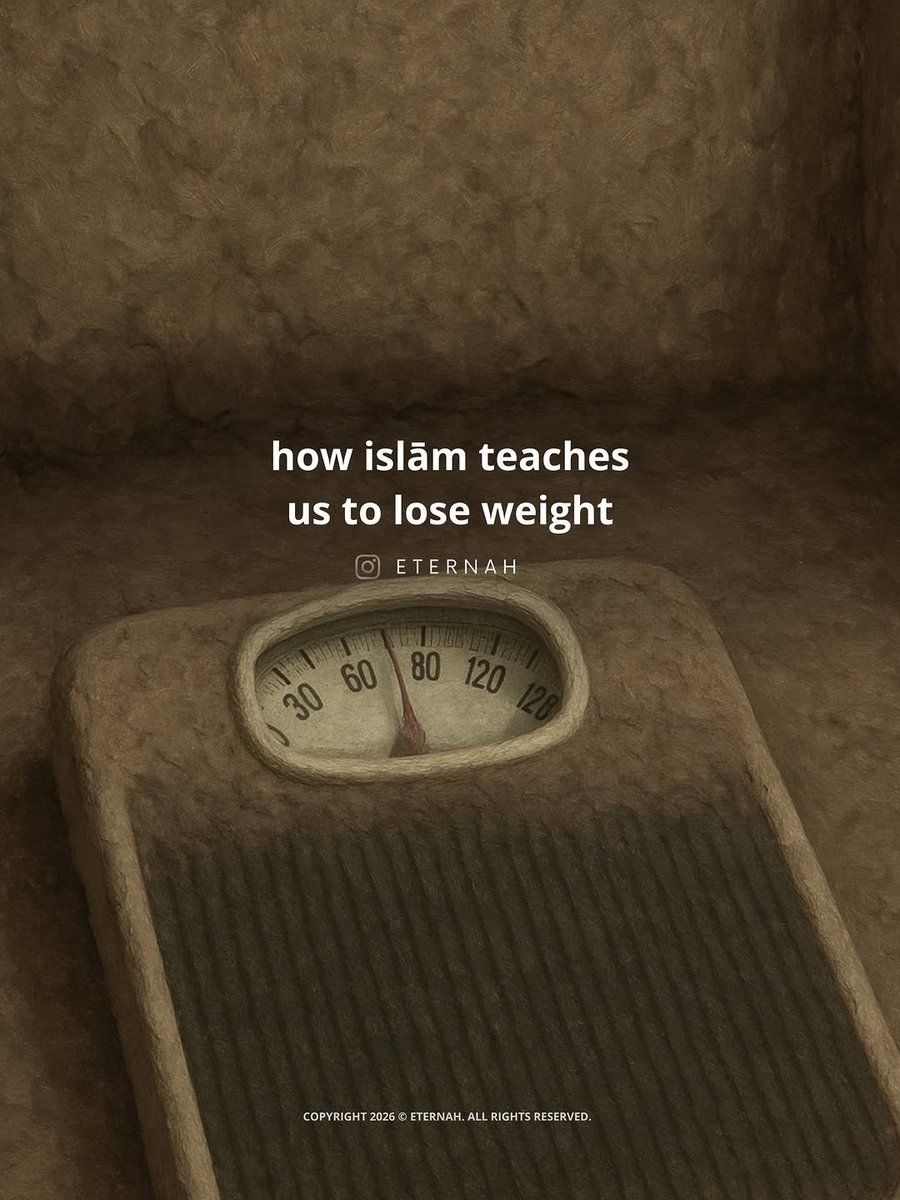 How Islam Teaches us to Lose Weight...

THREAD
