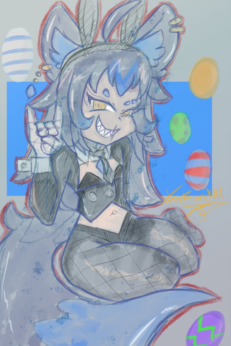 Foxfriend4u's tweet photo. Late Bunay art. You're welcome ;3 
 #Foxart4u https://t.co/BaSDKBaB9Q