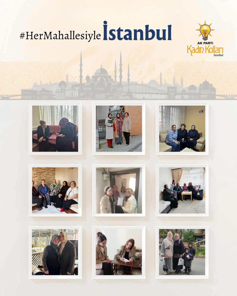 akkadinistanbul's tweet photo. 📍 Sahadaydık, yine sahada olacağız.✨

39 ilçemizde gönüllere dokunduğumuz, samimiyetle buluştuğumuz güzel bir günü geride bıraktık. Her kapıda bir tebessüm, her sohbette güçlü bir bağ kurduk.

Şimdi daha büyük bir azimle yola devam!

#HerMahallesiyle İstanbul https://t.co/GQh2VoZBuF