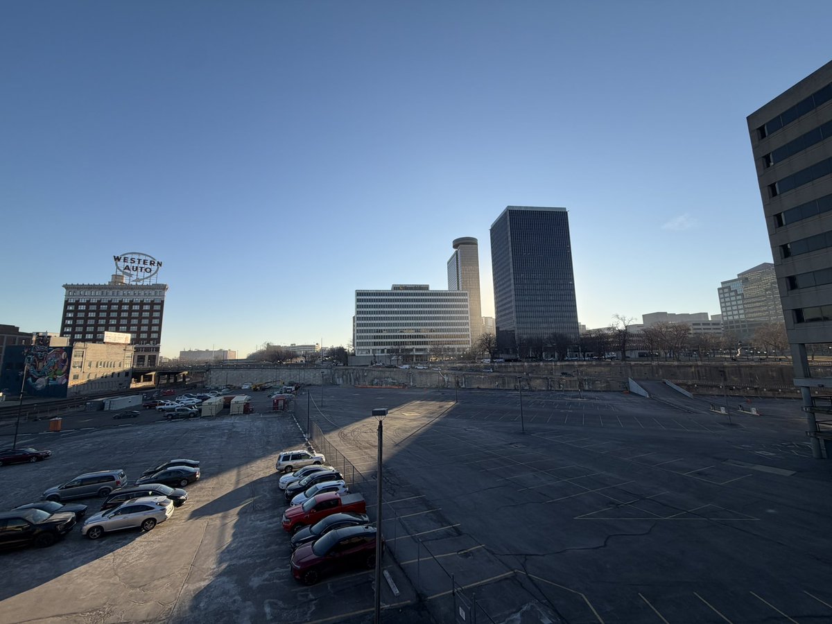 QuintonLucasKC's tweet photo. A great space for downtown infill development… and another World Series. 

Let’s go @Royals https://t.co/m5on2IZLvk