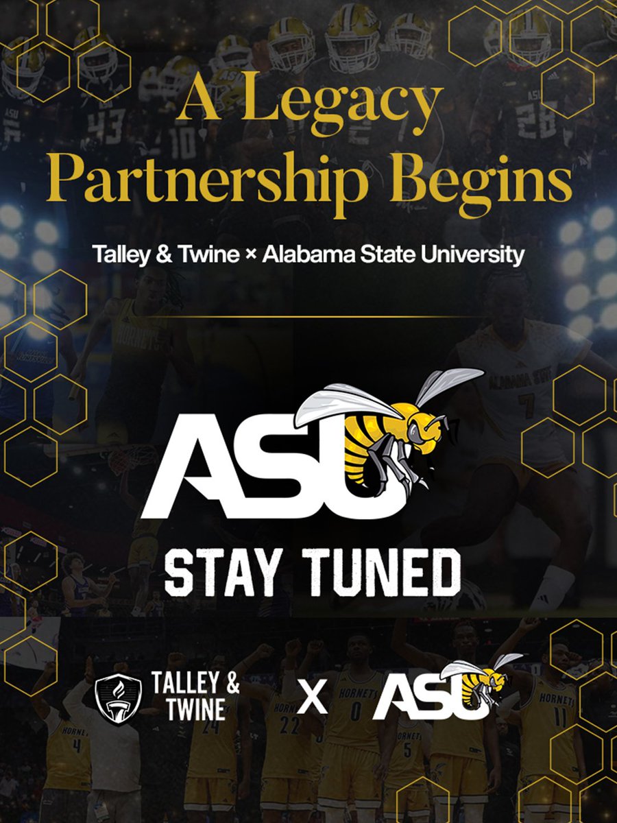 BamaState1867's tweet image. ASU proudly announces a historic partnership with Talley &amp;amp; Twine, the largest African American-owned luxury watch company. This collaboration unites two brands committed to culture, craftsmanship, and community.

The Best is Yet to Come.

#SWARMAS1 #TalleyandTwine #MyASU