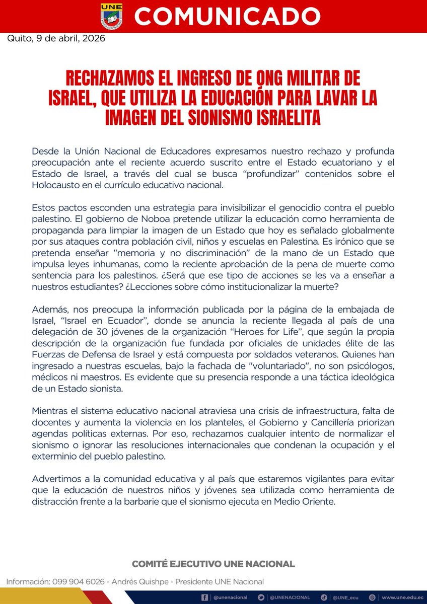 UNE NACIONAL tweet media