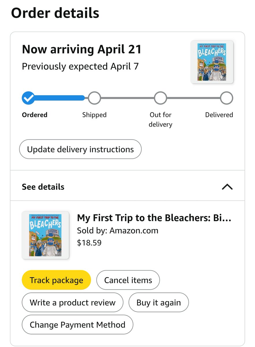 pattycake18291's tweet photo. @LFTY20 @Michael_Cerami @HawleySports Me, too! The shipping dates are weird, though 🤷‍♀️ https://t.co/h5mSWtewH3