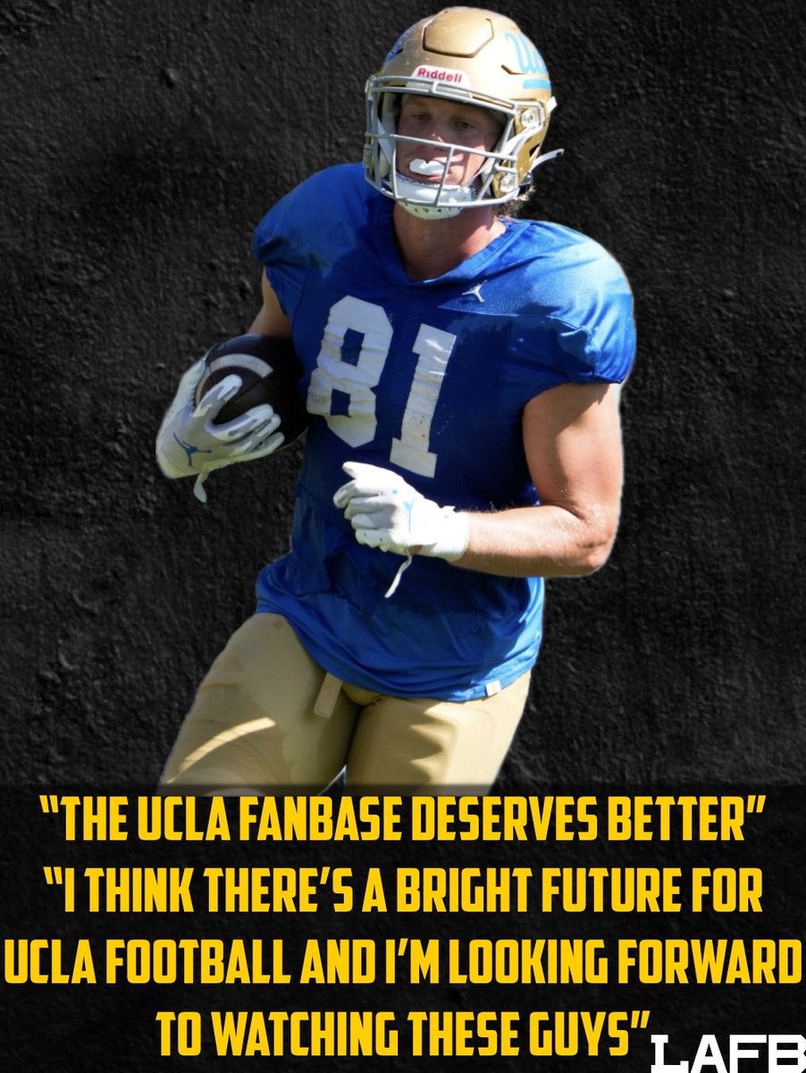 LAFBNetwork's tweet image. Hudson Habermehl keeping it real, UCLA fans deserve better and he still believes in where this program is headed

Do you think UCLA turns it around soon?

#UCLA #CollegeFootball #GoBruins #CFB #LAFB