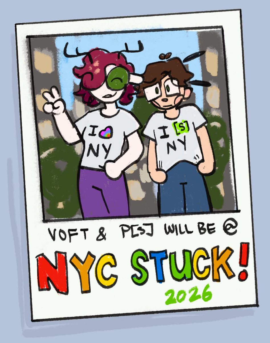 VoFTDubs's tweet photo. Both TK and Melanie will be at #NYCstuck for both days!!!
Day 1 we’ll be doing Closet cosplays of Dave and Jade
Day 2 we will be rocking some of our FRAF merch! 
So if you see us come say hi!!! https://t.co/jBha6GtxaL