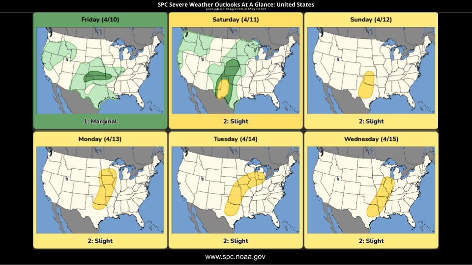 NWS Storm Prediction Center tweet media