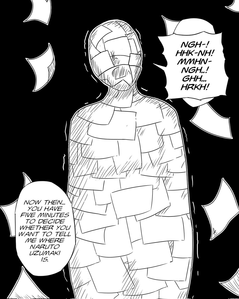daiyakosan's tweet photo. Shizune is caught off-guard by a sudden flurry of paper! Hope Konan doesnt keep her there for long... 

Rereading Naruto and decided to draw this with the underrated Shizune after seeing Konan do this to a random ninja 😁 might do a colored version if you guys enjoy this piece!! https://t.co/8njODgeCOH