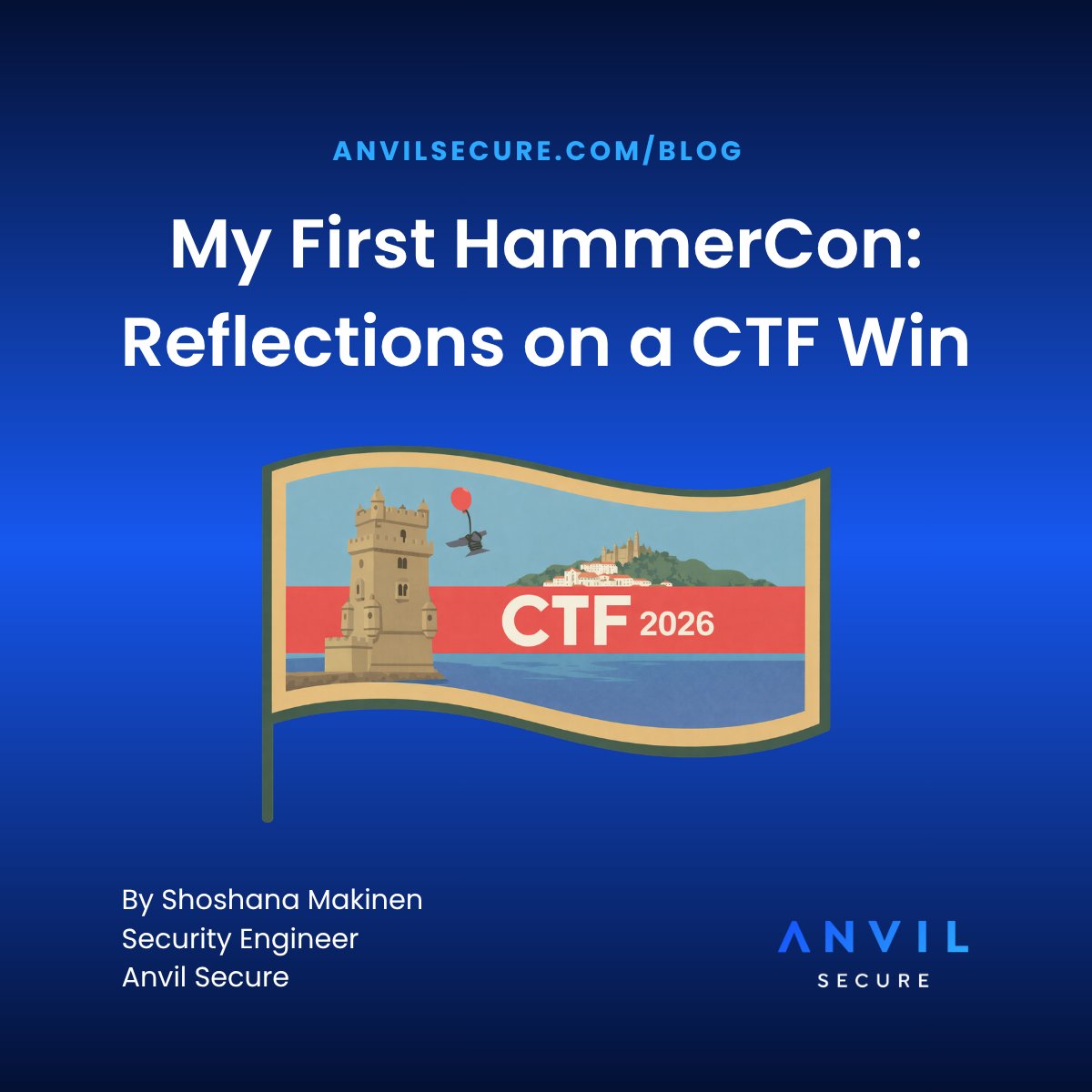 anvil_secure's tweet photo. From new face to CTF champion! 🏆

@anvil_secure’s Shoshana Makinen shares how she pulled off a win at her first HammerCon.

Read her write-up: https://t.co/Y2ewGvynrl

#CyberSecurity #CTF #InfoSec https://t.co/eJUi64mKII