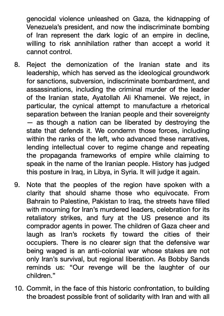 Progressive International tweet media