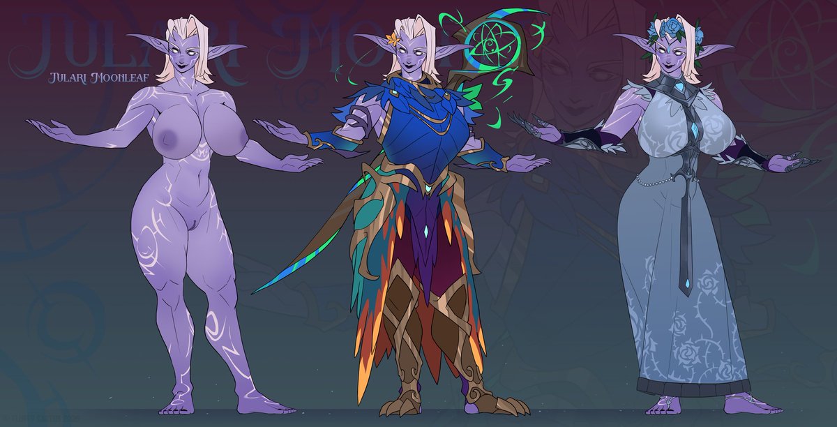 Avi_wow's tweet photo. @King_of_Azeroth Here's a Highborne for some extra druid vibes! https://t.co/Jv2RnyzHt6