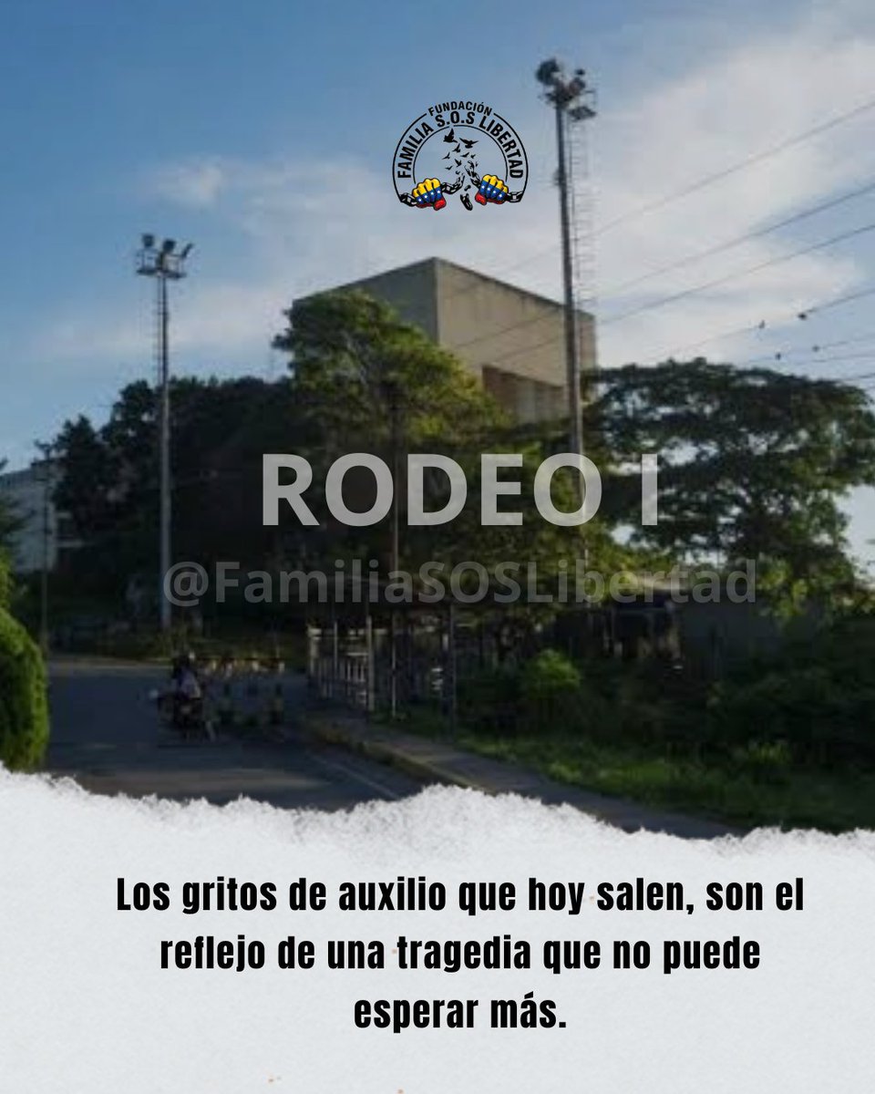 FliaSOSLibertad's tweet photo. Desde la Fundación Familia SOS Libertad, alzamos nuestra voz de denuncia ante los reportes de detonaciones, gases lacrimógenos y gritos de auxilio que emanan del penal. No son solo cifras o noticias; son seres humanos cuya vida corre un riesgo inminente mientras el Estado guarda silencio.
Es inaudito que, bajo una narrativa de "normalidad", se filtren informes sobre el posible fallecimiento de un ciudadano extranjero y el estado crítico de salud de los detenidos. 

¿Dónde queda la humanidad? 

La tortura y la represión no pueden ser la respuesta a quienes ya están privados de su libertad.

Exigimos con carácter de urgencia:
° Fe de vida inmediata y verificación de la integridad física de cada detenido.
° Cese de la violencia y atención médica garantizada.
° Libertad plena para cada uno de los presos políticos; su encierro es una injusticia que debe terminar ya.

Hacemos un llamado desesperado a la comunidad internacional: no aparten la mirada, el silencio ante estos hechos es complicidad. 

¡La vida y la dignidad de los presos políticos son sagradas! 

@CorteIDH
@usembassyve

#LibertadParaLosPresosPolíticos
#FamiliaresExigenLibertad #FamiliaSOSLibertad