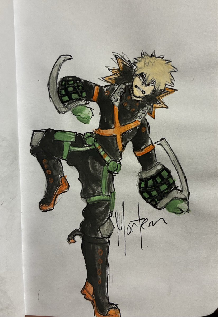 Mortem_Balance's tweet photo. Last one of the night I swear!!
More watercolour Dynamight :)
#bakugoukatsuki #dynamight #bakugoukatsukifanart #mhafanart https://t.co/codoJWQpeT
