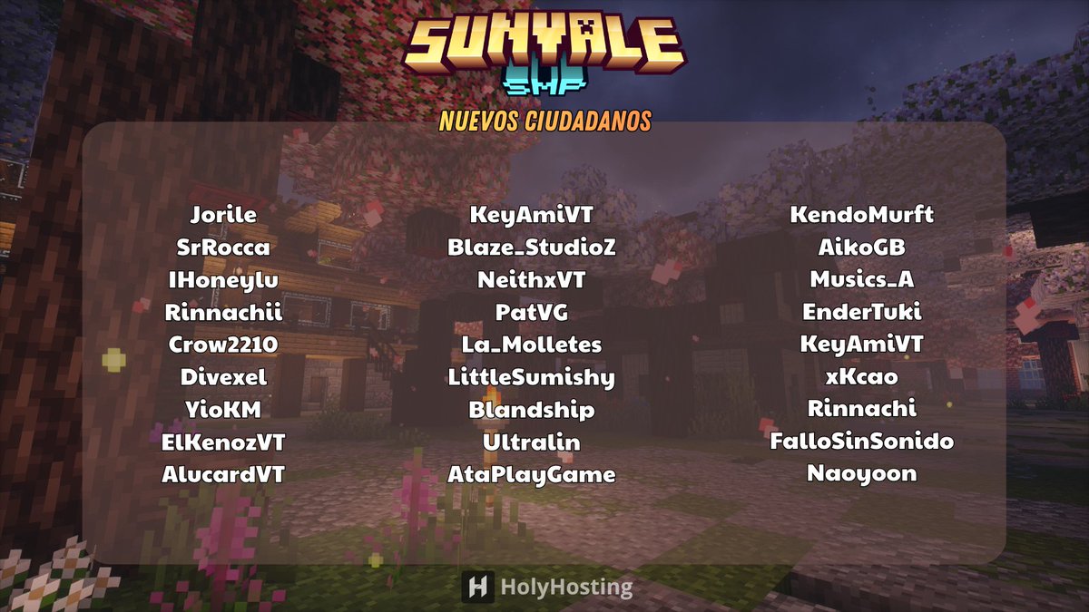 SUNVALE SMP tweet media