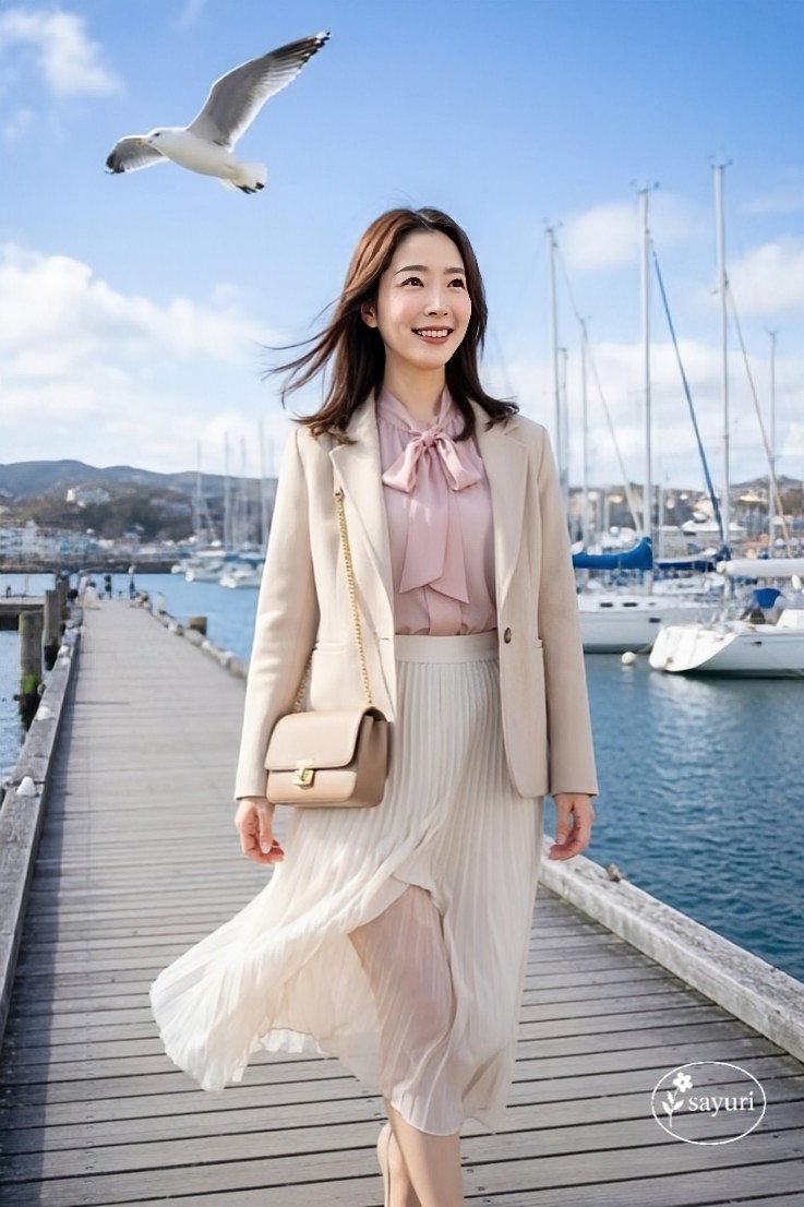 sayuri_quietjp's tweet image. 海の光に包まれて、ふと振り返る。
言葉にできない静かな時間を、あなたに。
​Wrapped in the light of the sea, I look back for a moment.
Sending you this quiet time that words cannot describe.
​#sayuristyle #QuietTime #Stillness #SeaBreeze #Reflections