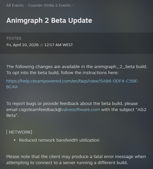 Ozzny_CS2's tweet image. NEW CS2 Animegraph 2 Beta Update ‼️