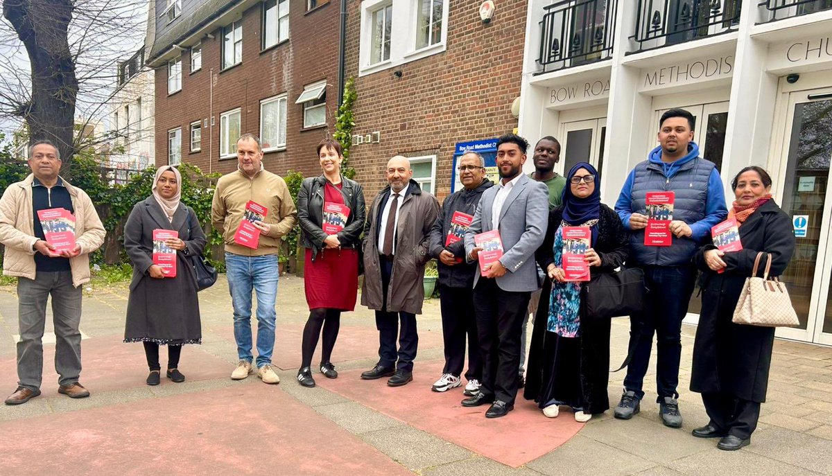 CllrSirajIslam's tweet image. My thanks to @EllyBakerAM for joining us at today’s Bromley North campaign session. Warm conversations at the doorstep and lots of support for @TH_Labour candidates. Residents of Bromley North want a fresh start &amp;amp; will be voting for #change on 7th May. 🌹