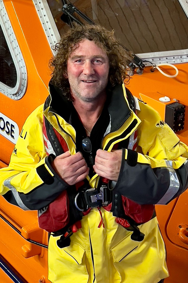 LizardRNLI's tweet photo. Sadly it's farewell to our former colleague Nick Hampshire (known to us all as Chomper!) who has recently stepped down (temporarily we hope) from his role here @LizardRNLI . On behalf of us all here at the station we wish you well Chomper and thank you for your service. https://t.co/ZpYBXVYUF5