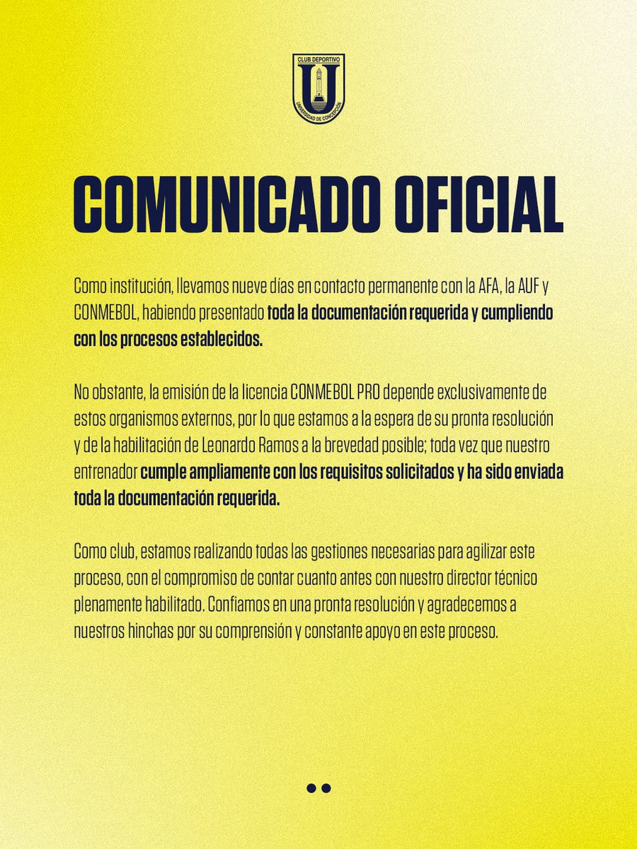 C.D. U. de Concepción tweet media