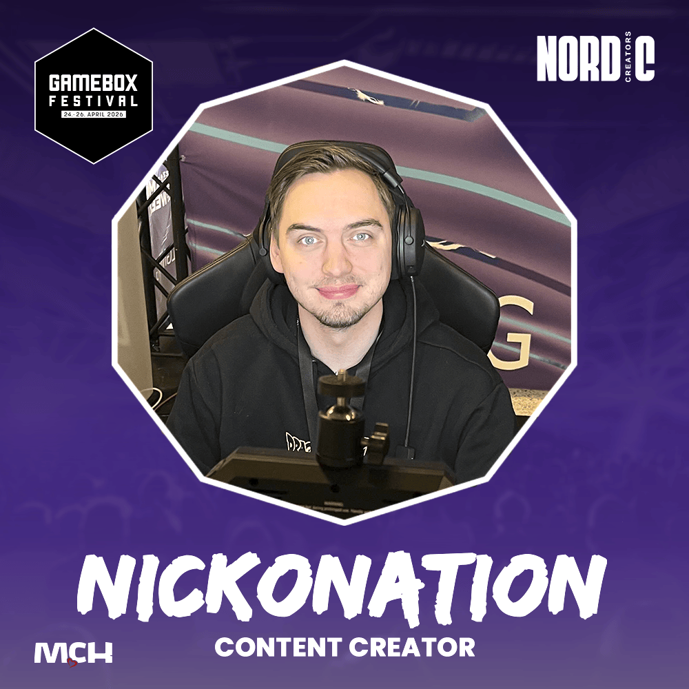 nordiccreators's tweet photo. Vi udvider creator-lineuppet til @GameboxFestival  med NickoNation 💜

⥊ Du kan møde NickoNation rundt på festivalen hvor der vil blive streamet direkte fra eventet. 🎥

Se hele vores creator lineup her: 
⥊ https://t.co/1Jx3tSyqHE

#reklame #nordiccreators #creatormatch #eventactivation #brandcollab #somestrategi