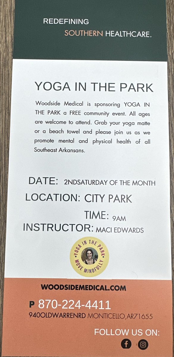 WeevilSportsMed's tweet photo. STUDENT ATHLETES‼️‼️
Yoga In The Park this Saturday at 9 am! 
Don’t miss out! 🧘‍♂️💪🏼 https://t.co/5UHt53z2Qe