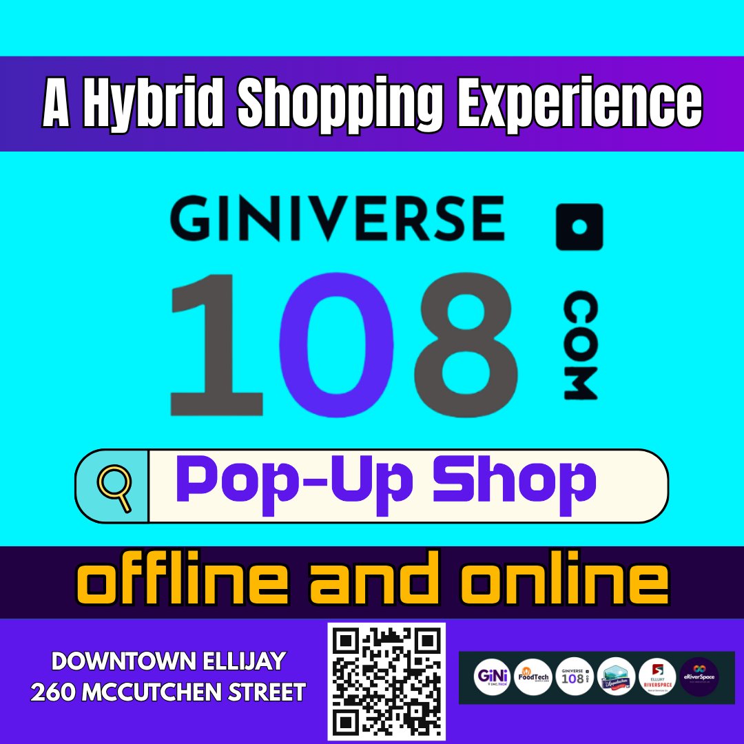 Giniverse108's tweet photo. Giniverse108 Pop-Up Shop™
A Hybrid Shopping Experience (offline + online)

StockMyShelves® (B2B)
Retail-ready displays. Curated products. Built to sell.

The RiverBarn™ (B2C)
Curated boxes &amp; everyday essentials -- made to discover and enjoy. https://t.co/CzZ6Iscd8f