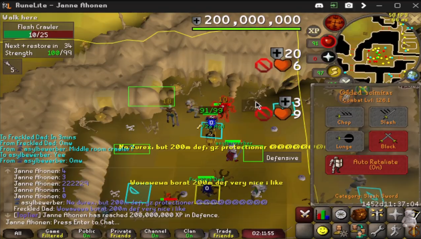 Bartoszowe's tweet image. My def isn't low anymore
#f2p #osrs