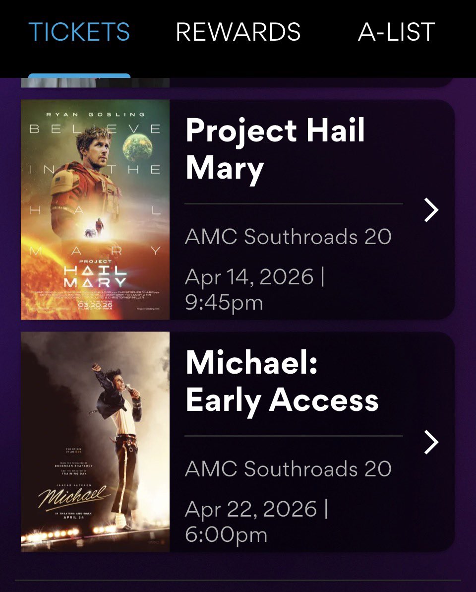 StevenM28021817's tweet photo. Full
Schedule
Ahead
GO SEE A MOVIE
$AMC #atamc https://t.co/frNwuYrBNe