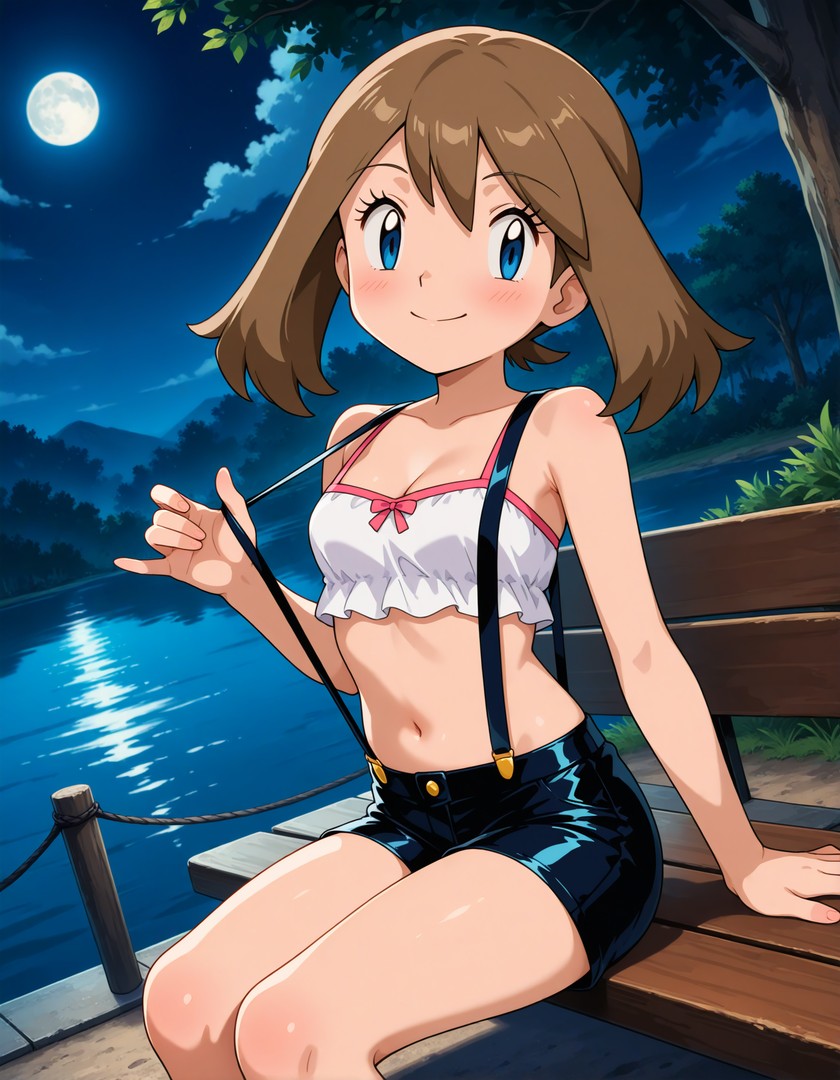 Elryusam's tweet image. #May #IAart #IAgenerated #Pokemon #Hoenn