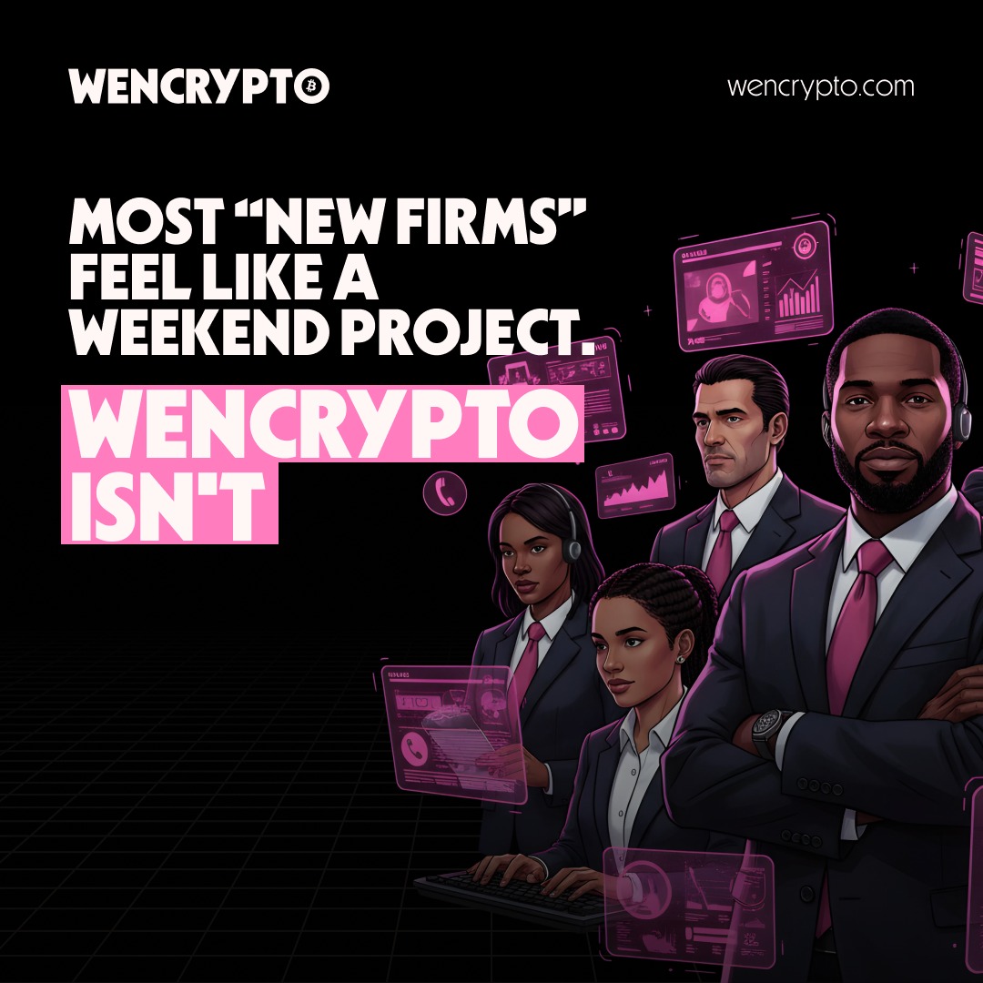 WenCryptoTrade's tweet photo. Experience over promises, with a team and support structure built for the long term.