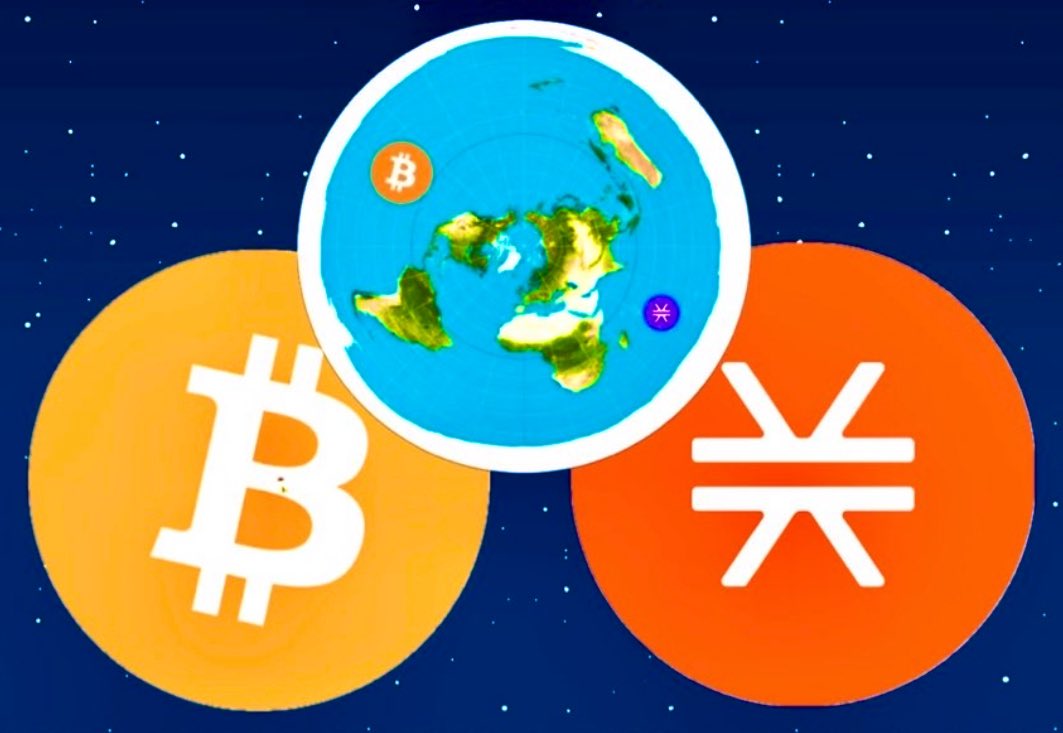 Flat Earth | Bitcoin - Stacks | tweet media