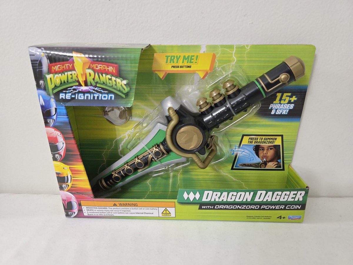 ⚡ Giveaway! ⚡️

Repost + Like + Follow to win this MMPR Re-Ignition Green Ranger Dragon Dagger!

USA only! Winner chosen 4/11!

Outside US can enter but must pay shipping and be prepared for possible duties