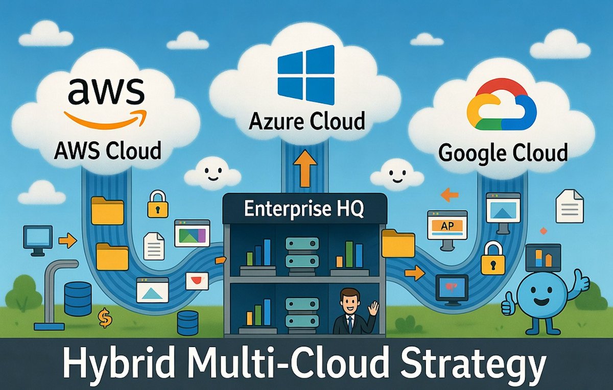bdhall4's tweet photo. Some organizations are still contemplating a full transition of their data to the cloud. However, there are compelling reasons why both small and large organizations are opting for hybrid cloud strategies, including:

- More cost-effective in the long term
- Easier to secure on-premise
- Better performance for enterprises
- Allows for greater flexibility

These factors highlight the advantages of a hybrid approach in today's evolving technological landscape. Vendor lock-in is another concern for CTOs. To mitigate risk, a hybrid, multi-cloud approach is becoming the new normal. To date, it is estimated that 90% of large organizations have now adopted a hybrid or multi-cloud approach. Let me know if any of these reasons resonate with you or whether I am missing something important.