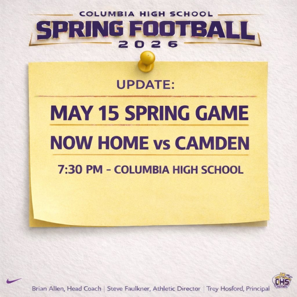 Columbia High Football tweet media