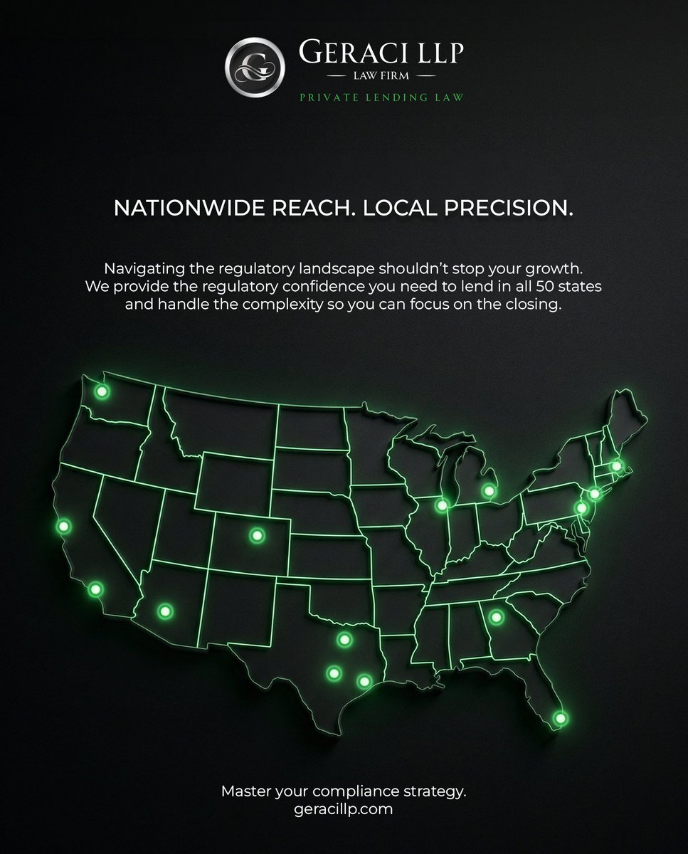 GeraciLLP's tweet photo. 💼 Deals moving fast? Your legal team should move faster.

At Geraci LLP, our Transactional Support services are built for private lenders who need precision, speed, and confidence in every deal.

From structuring complex transactions to reviewing and finalizing loan documents, our team ensures everything is aligned, compliant, and ready to close—without slowing you down.

⚡ What you get:
• Attorney-backed document review
• Deal structuring guidance
• Fast turnaround times
• Compliance you can trust

Whether you're funding a fix & flip, bridge, or construction loan—your transaction deserves expert support every step of the way.

👉 Close smarter. Close faster.

Learn more: https://t.co/endOatCFq1

#PrivateLending #TransactionalSupport #RealEstateInvesting #HardMoneyLending #GeraciLLP #CloseWithConfidence